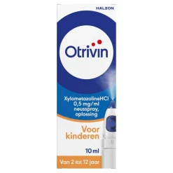 Otrivin Xylometazoline HCI 0,5 mg/ml Neusspray Voor Kinderen