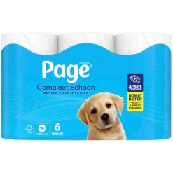 Page Compleet Schoon Toiletpapier