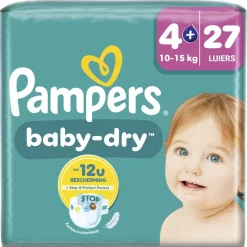 Pampers Baby-Dry Maat 4+ Luiers