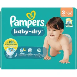 Pampers Baby-Dry Maat 3 Luiers