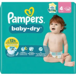 Pampers Baby-Dry Maat 4 Luiers