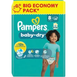 Pampers Baby-Dry Maat 8 Luiers