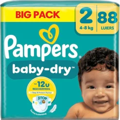 Pampers Baby-Dry Maat 2 Luiers