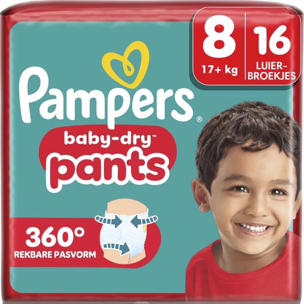 Pampers Baby-Dry Pants Maat 8 Luierbroekjes