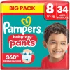 Pampers Baby-Dry Pants Maat 8 Luierbroekjes