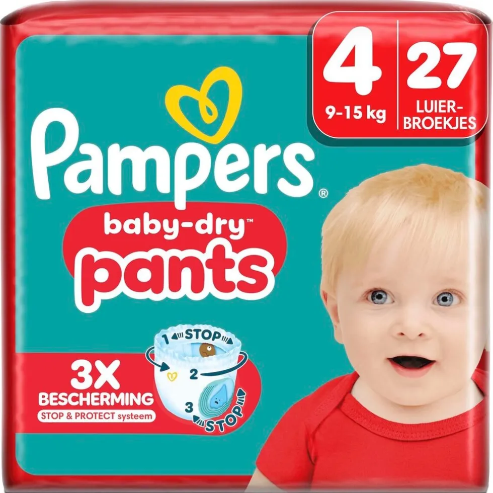 Pampers Baby-Dry Pants Maat 4 Luierbroekjes