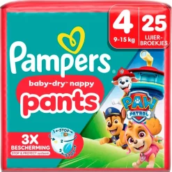 Pampers Baby-Dry Paw Patrol Pants Maat 4 Luierbroekjes