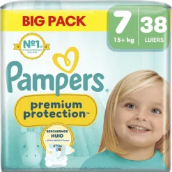 Pampers Premium Protection Maat 7 Luiers