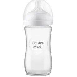 Philips Avent Natural Response Fles Glas 240ml – Flow 3 – BPS vrij- 1 fles