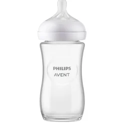 Philips Avent Natural Response Fles Glas 240ml – Flow 3 – BPS vrij- 1 fles