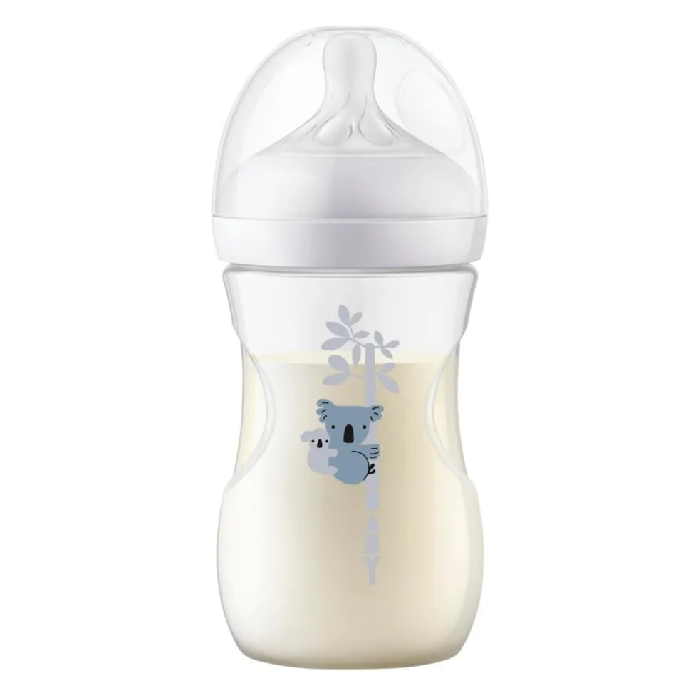 Philips Avent Natural Response SCY903/67 1m+ Koala Babyfles met Natuurlijke Zuigreflex Flesspeen