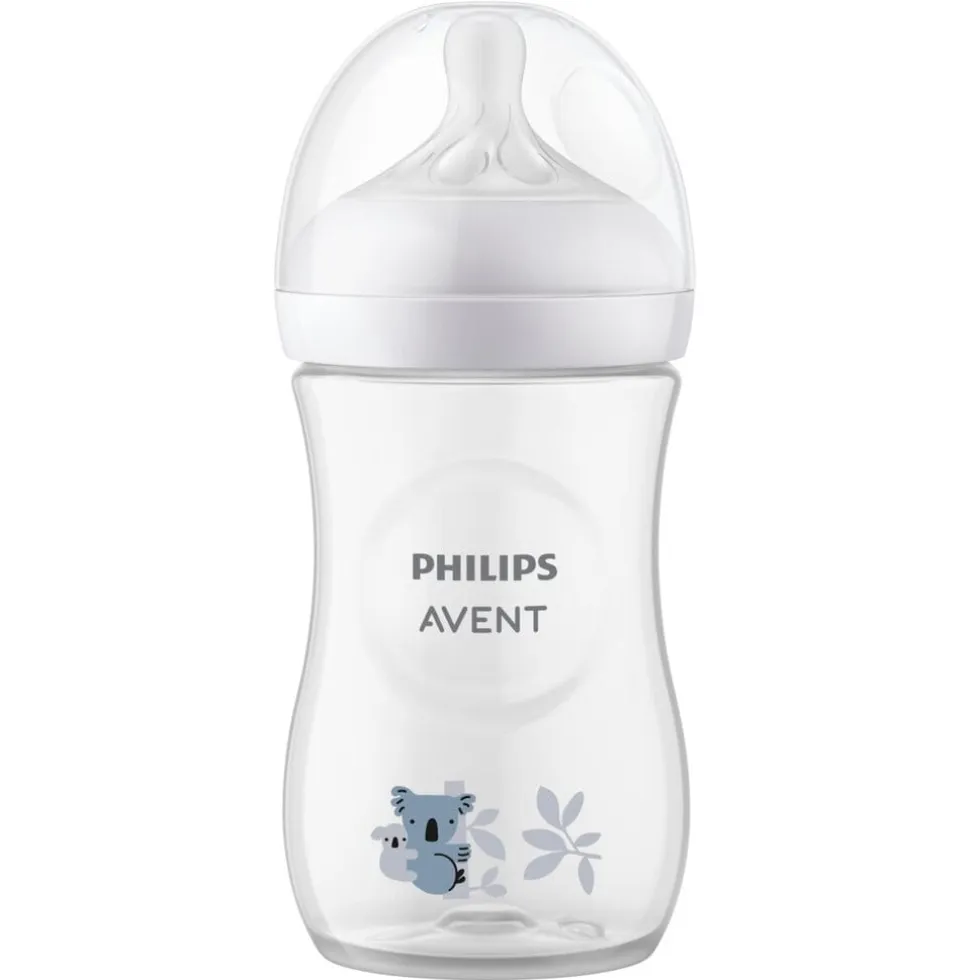 Philips Avent Natural Response SCY903/67 1m+ Koala Babyfles met Natuurlijke Zuigreflex Flesspeen