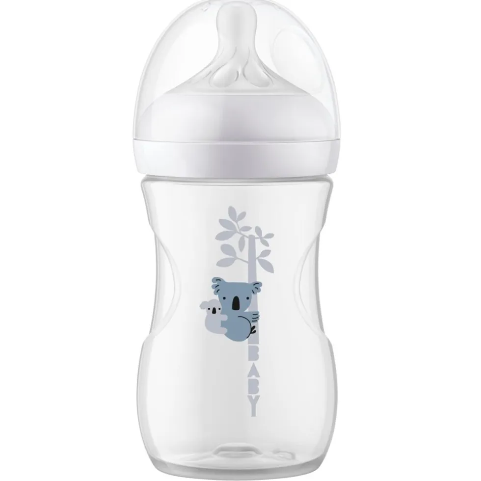 Philips Avent Natural Response SCY903/67 1m+ Koala Babyfles met Natuurlijke Zuigreflex Flesspeen