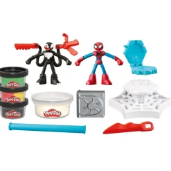 Play-Doh Marvel Spider-Man Launch & Slice Battle Kleiset