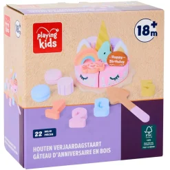 Playing Kids Unicorn Verjaardagstaart