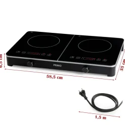 PRIMO PR303IKP Dubbele Inductiekookplaat
