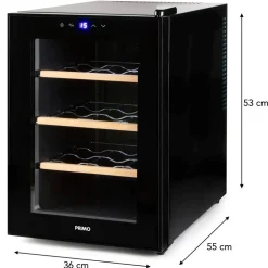 PRIMO PR190WK Energie F Wijnkoeler 12 flessen
