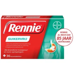 Rennie Suikervrij Kauwtabletten