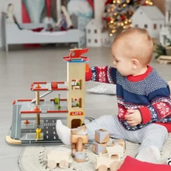 Rijoka Houten Parkeergarage Parking met lift Inclusief accessoires