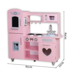 Rijoka Houten Speelkeuken Kinderkeuken met Hart