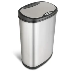 Rijoka Prullenbak Sensor Dubbel 50 Liter RVS Soft Close Vingerafdrukvrij