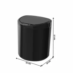 Rijoka Sensor Afvalemmer 8 Liter Kunststof Soft Close Prullenbak