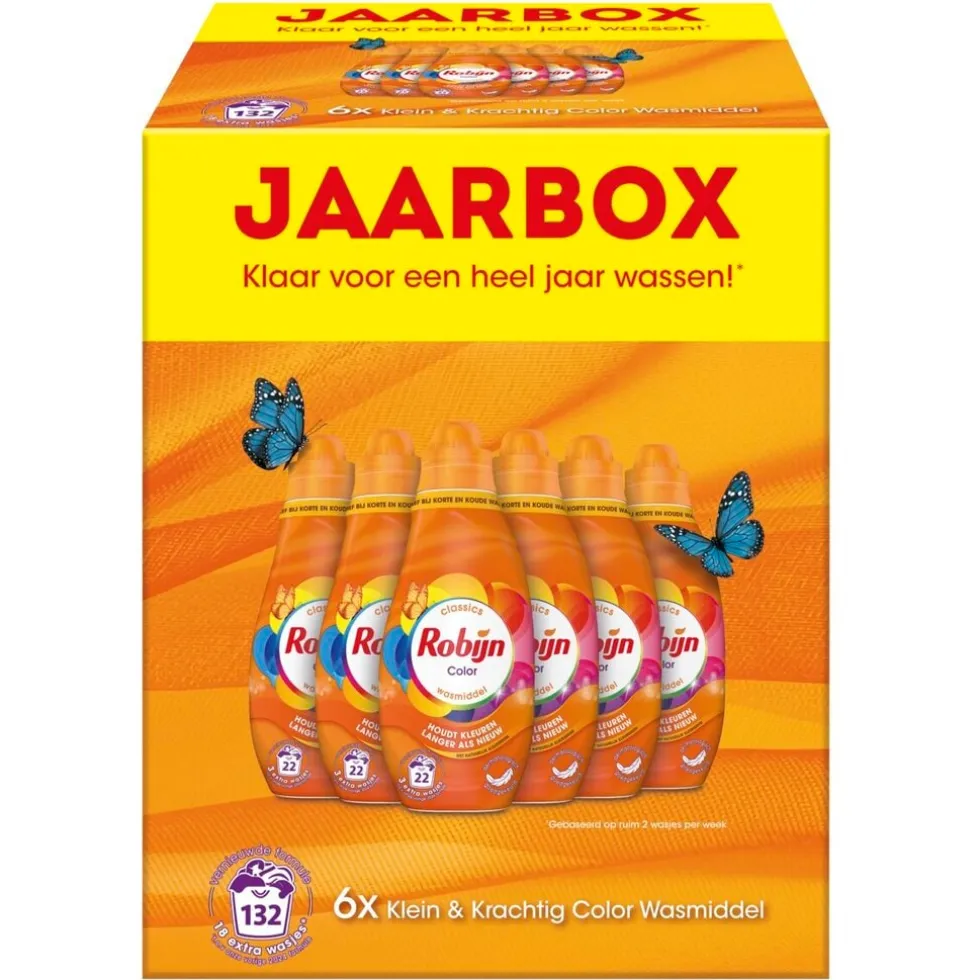 Robijn Klein & Krachtig Classics Color Vloeibaar Wasmiddel