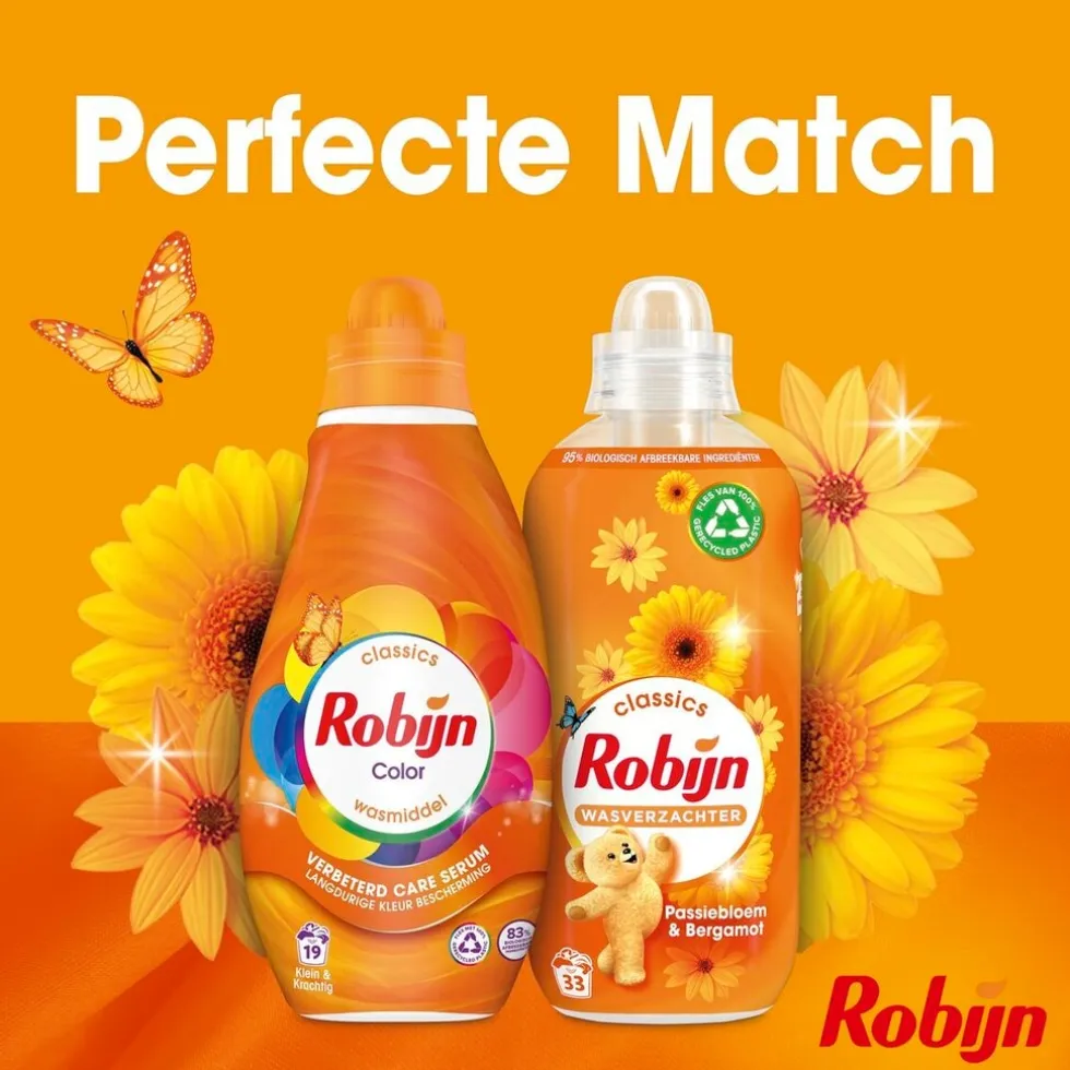 Robijn Klein & Krachtig Classics Color Vloeibaar Wasmiddel