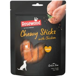 Rosewood Chewy Sticks met Kip Hondensnacks