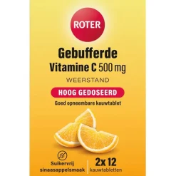 Roter Gebufferde Vitamine C 500mg Kauwtabletten
