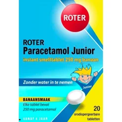 Roter Paracetamol Junior 250mg Smelttabletten