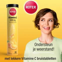Roter Vitamine C 1000 mg Abrikoos-Sinaasappel Bruistabletten