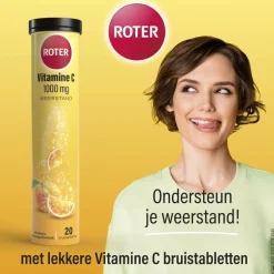 Roter Vitamine C 1000 mg Abrikoos-Sinaasappel Bruistabletten