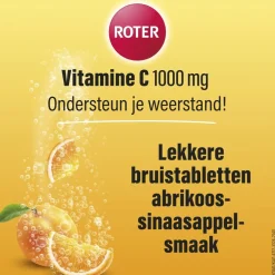 Roter Vitamine C 1000 mg Abrikoos-Sinaasappel Bruistabletten