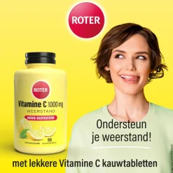 Roter Vitamine C 1000 mg Sterk Kauwtabletten
