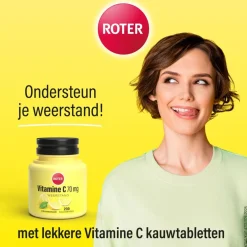 Roter Vitamine C 70mg Citroen Kauwtabletten