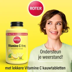 Roter Vitamine C 70mg Citroen Kauwtabletten