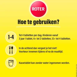 Roter Vitamine C 70mg Citroen Kauwtabletten