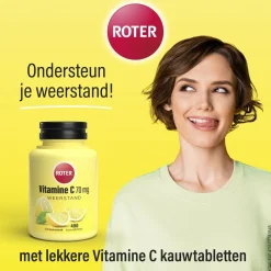 Roter Vitamine C 70mg Citroen Kauwtabletten