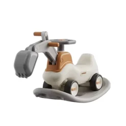 Russle Hobbelfiguur 2 in 1 Loopwagen in model Graafmachine