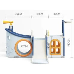 Russle Speeltoestel Boot met Glijbaan