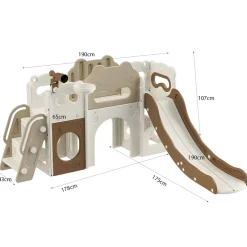 Russle Speeltoestel Kasteel XL met Glijbaan