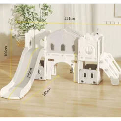 Russle Speeltoestel Kasteel XL met Glijbaan