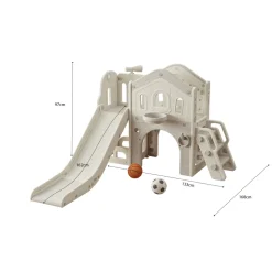 Russle Speeltoestel Toren 3 in 1 Nature met glijbaan