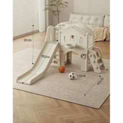 Russle Speeltoestel Toren 3 in 1 Nature met glijbaan