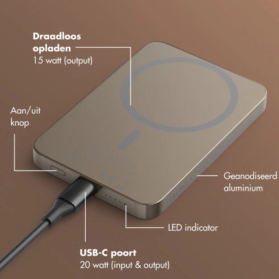 Selencia Magsafe Powerbank 5000 mAh