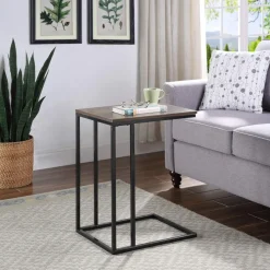 SensaHome Antieke Houten Bijzettafel Sofa Bloemenplank