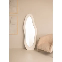 SensaHome Gestoffeerde Staande Spiegel Shaped