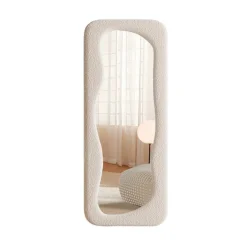 SensaHome Gestoffeerde Staande Spiegel Curvy