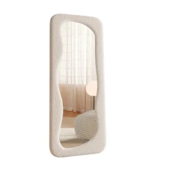 SensaHome Gestoffeerde Staande Spiegel Curvy